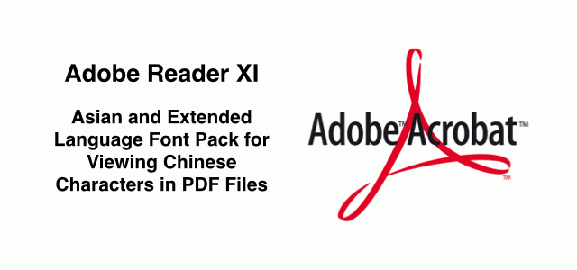 Asian Font Pack 81